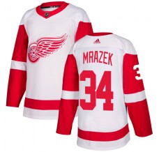 Pánské Dresy Detroit Red Wings Petr Mrazek 34 Bílá Authentic