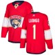 Pánské Dresy Florida Panthers Roberto Luongo 1 Červená Authentic
