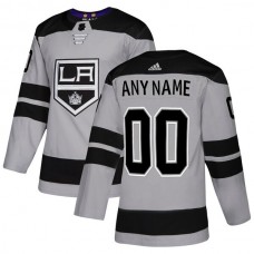 Pánské Dresy Los Angeles Kings Customized 2018-19 Šedá Authentic