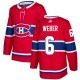 Pánské Dresy Montreal Canadiens Shea Weber 6 Červená Authentic