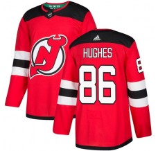 Pánské Dresy New Jersey Devils Jack Hughes 86 Červená Authentic