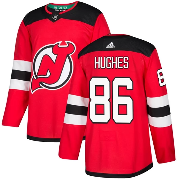 Pánské Dresy New Jersey Devils Jack Hughes 86 Červená Authentic