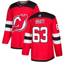 Pánské Dresy New Jersey Devils Jesper Bratt 63 Červená Authentic