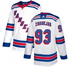 Pánské Dresy New York Rangers Mika Zibanejad 93 Bílá Authentic