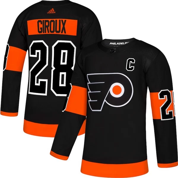 Pánské Dresy Philadelphia Flyers Claude Giroux 28 2018-19 Černá Authentic