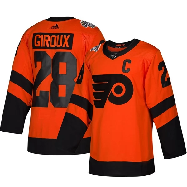 Pánské Dresy Philadelphia Flyers Claude Giroux 28 2019 Stadium Series Černá Authentic
