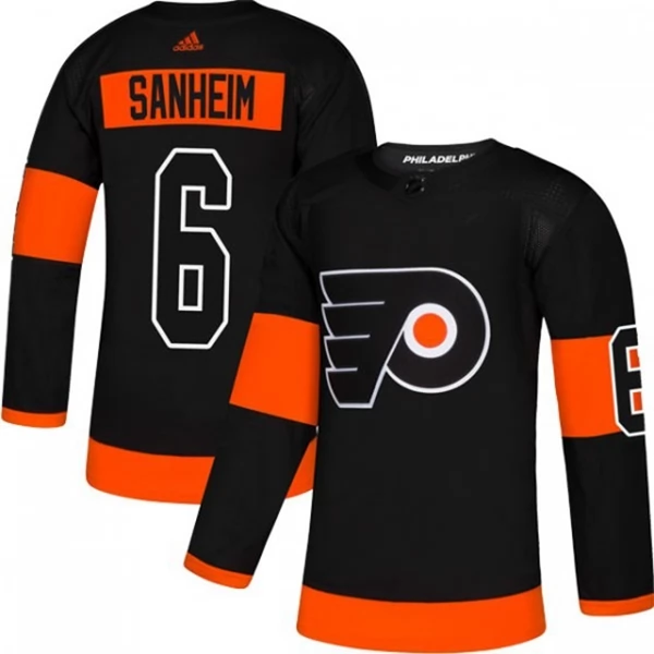 Pánské Dresy Philadelphia Flyers Travis Sanheim 6 2018-19 Černá Authentic