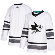 Pánské Dresy San Jose Sharks Blank 2019 All-Star Bílá Authentic