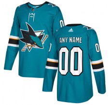 Pánské Dresy San Jose Sharks Customized Teal Authentic