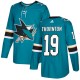 Pánské Dresy San Jose Sharks Joe Thornton 19 Teal Authentic
