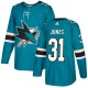 Pánské Dresy San Jose Sharks Martin Jones 31 Teal Authentic