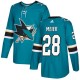 Pánské Dresy San Jose Sharks Timo Meier 28 Teal Authentic