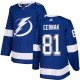 Pánské Dresy Tampa Bay Lightning Erik Cernak 81 Modrá Authentic