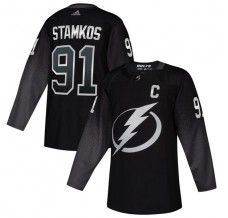 Pánské Dresy Tampa Bay Lightning Steven Stamkos 91 2018-19 Černá Authentic