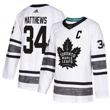 Pánské Dresy Toronto Maple Leafs Auston Matthews 34 2019 All-Star Bílá Authentic