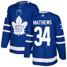Pánské Dresy Toronto Maple Leafs Auston Matthews 34 Modrá Authentic