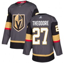 Pánské Dresy Vegas Golden Knights Shea Theodore 27 Šedá Authentic